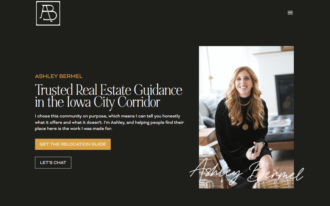 Ashley Bermel Realtor Website Redesign